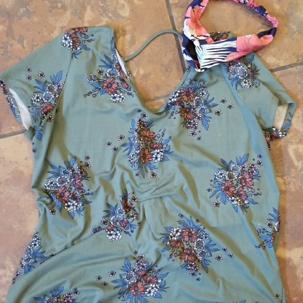 Open back blouse